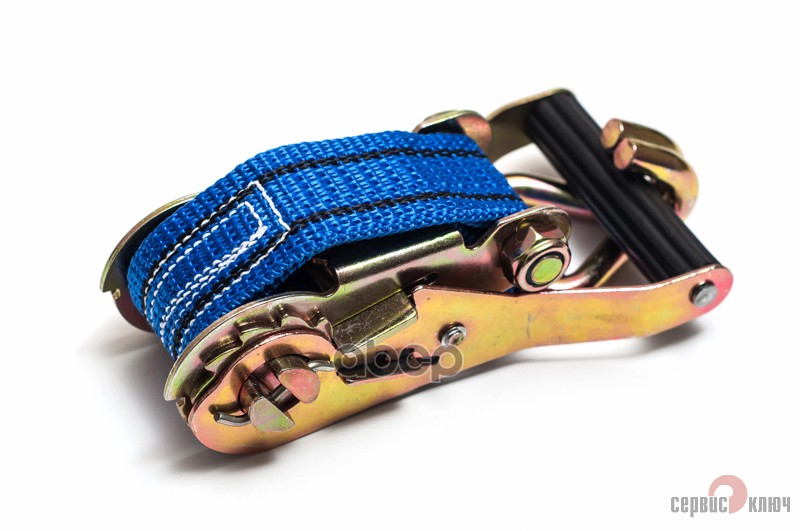 Ремень крепления груза с храповиком  2 т  6 м 3,5 см Сервис Ключ