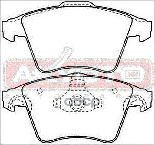 Колодки тормозные дисковые передние VW TRANSPORTER T5 2005->