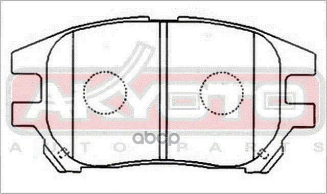 КОЛОДКИ ТОРМОЗНЫЕ ДИСКОВЫЕ ПЕРЕДНИЕ