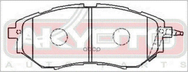 КОЛОДКИ ТОРМОЗНЫЕ ДИСКОВЫЕ ПЕРЕДНИЕ