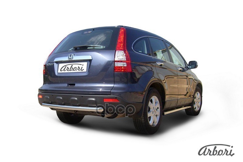 Защита заднего бампера d57 Arbori нерж. сталь для Honda CR-V 2009-2012 / Хонда Ц