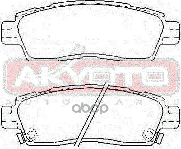 КОЛОДКИ ТОРМОЗНЫЕ ДИСКОВЫЕ ЗАДНИЕ