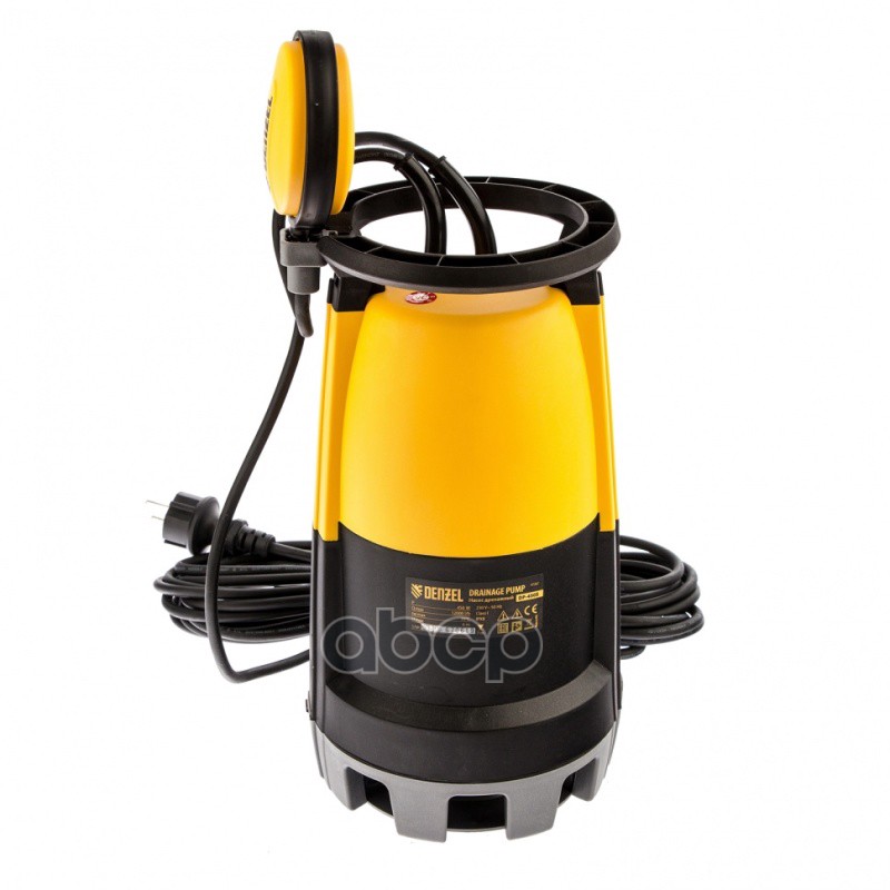 Дренажный насос для чистой и грязной воды DP-450S, 450 Вт, напор 6 м, 12000 л/ч