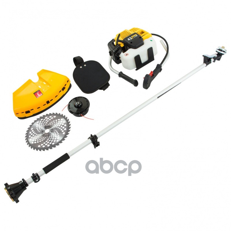 Триммер бензиновый DT-43, 43см3, 2,5 л.с., неразъемная штанга, состоит из 2 част