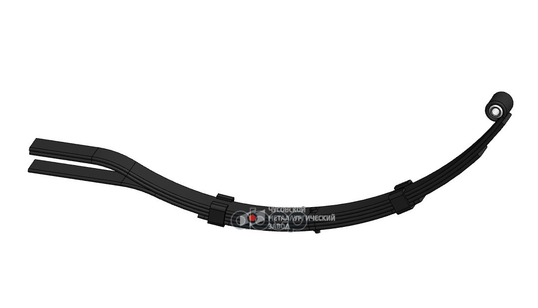 450604AL-2912012-10 Рессора задняя для прицепа AL-KO 4 листа