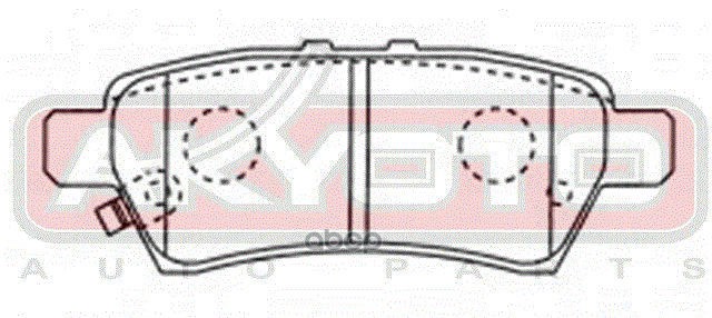 КОЛОДКИ ТОРМОЗНЫЕ ДИСКОВЫЕ ЗАДНИЕ