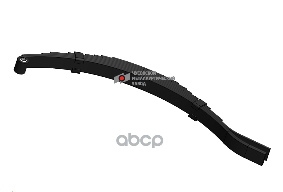 Рессора ALKO в сборе с сайлентблоками 9 лист