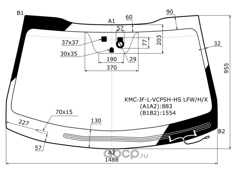 Лобовое стекло киа спортейдж 2 с обогревом