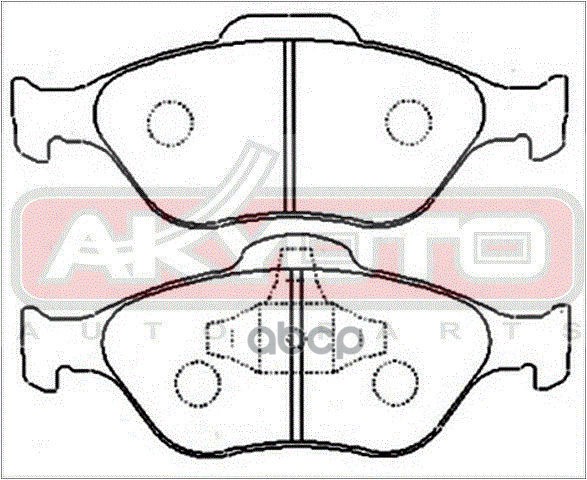 КОЛОДКИ ТОРМОЗНЫЕ ДИСКОВЫЕ ПЕРЕДНИЕ