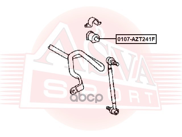 ВТУЛКА ПЕРЕДНЕГО СТАБИЛИЗАТОРА D21