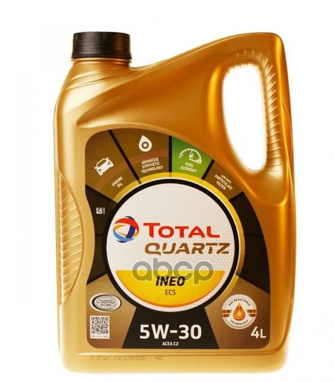 TotalEnergies Total Quartz Ineo Ecs 5W30 C2 (Europe) 4Л. Синт. (Масло Моторное)
