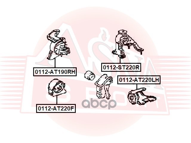 ПОДУШКА ДВИГАТЕЛЯ ЗАДНЯЯ