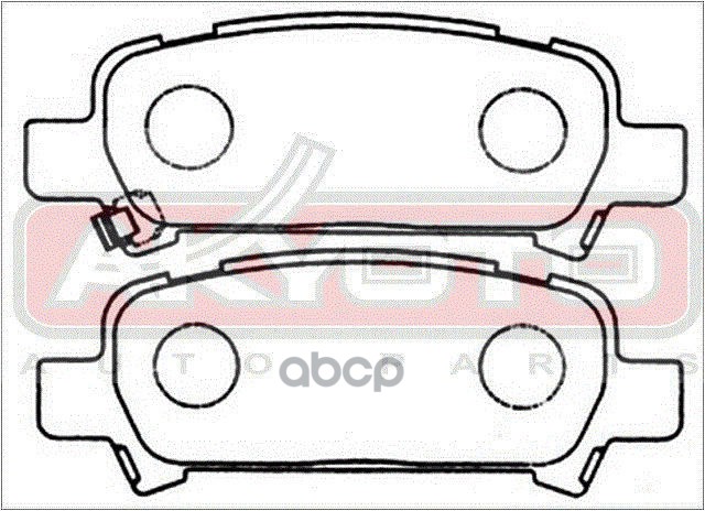 КОЛОДКИ ТОРМОЗНЫЕ ДИСКОВЫЕ ЗАДНИЕ