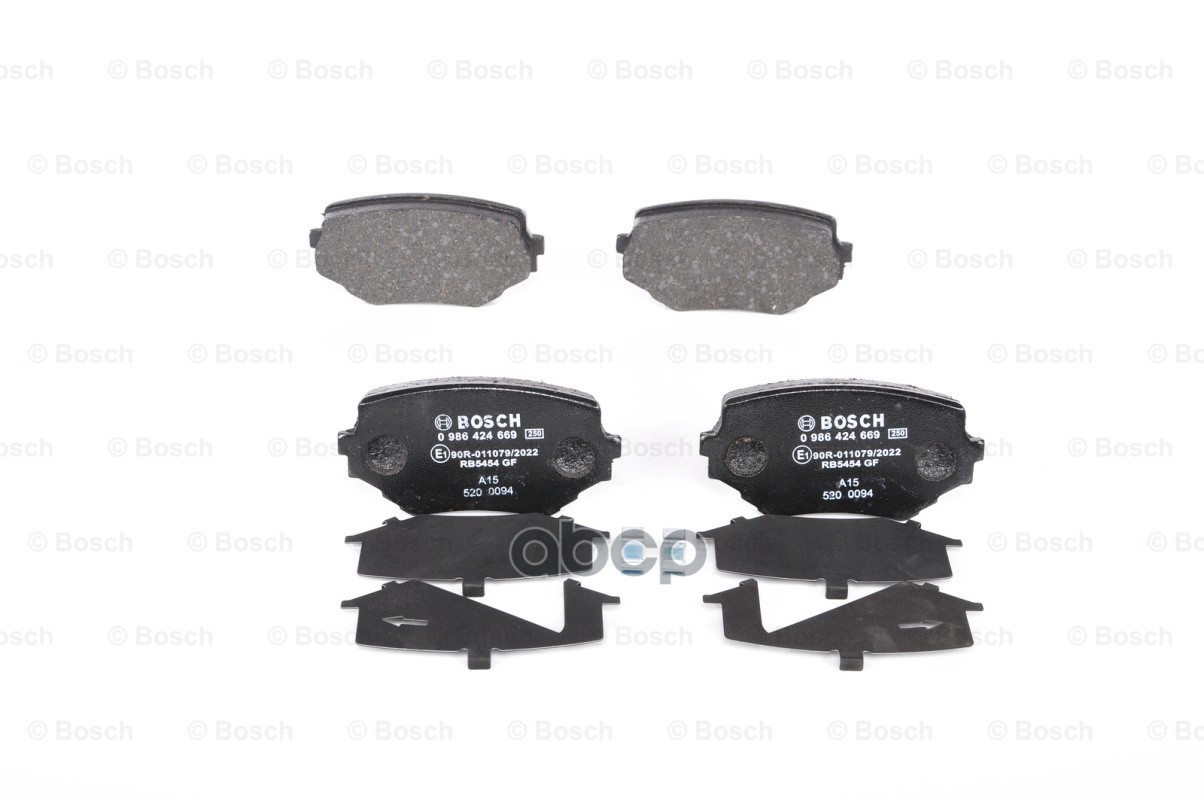0 986 424 669 594 02 !Колодки Дисковые П Suzuki Vitara 90-98/Grand Vitara 2.0-2.5/2.0Td 98> Bosch арт. 0986424669