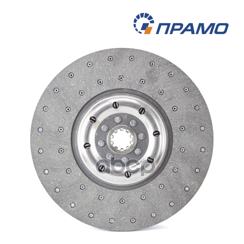 Диск сцепления ведомый для КамАЗ 5297, 5315, 4326 и др. / D=350мм, ступица 40мм, усиленный ПРАМО