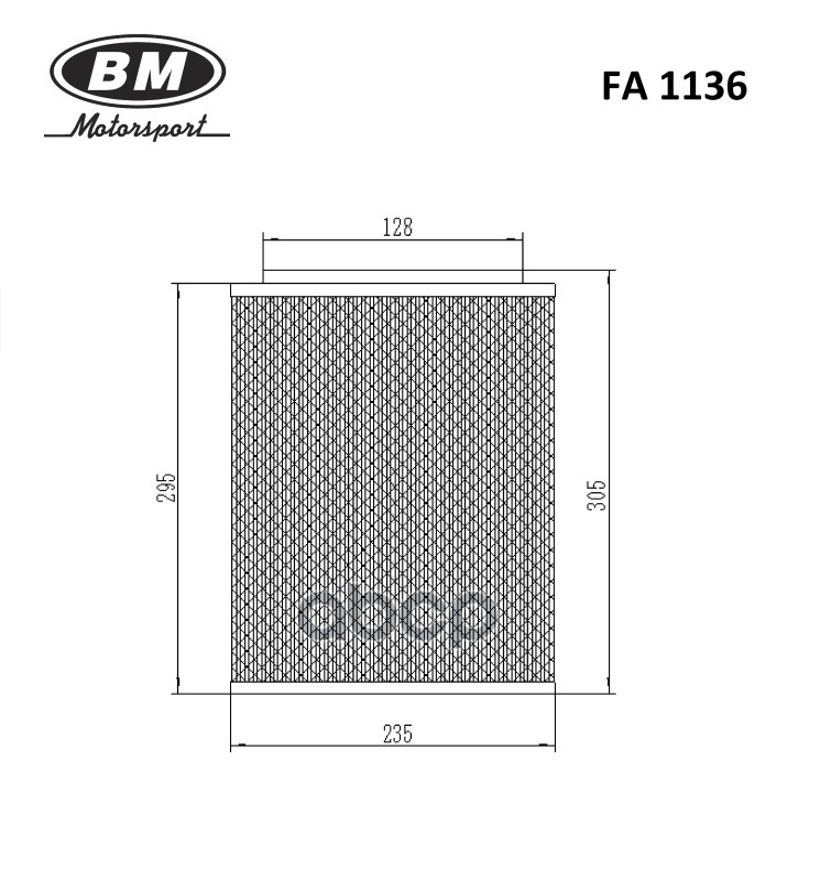 Фильтр воздушный FA1136