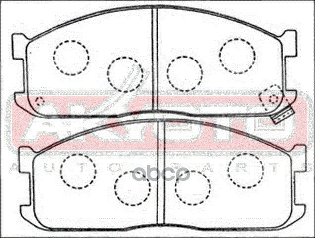 КОЛОДКИ ТОРМОЗНЫЕ ДИСКОВЫЕ ПЕРЕДНИЕ