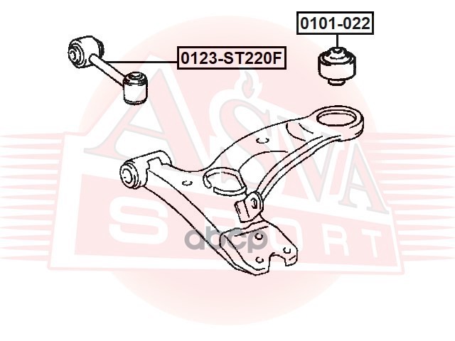 САЙЛЕНТБЛОК ПЕРЕДНЕГО РЫЧАГА ЗАДНИЙ