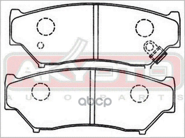 Колодки тормозные дисковые передние SUZUKI GRAND VITARA 98->,