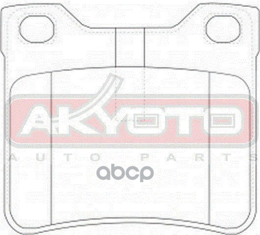 Колодки тормозные дисковые задние PEUGEOT PEUGEOT 406 2000->, 605 (6B)3.0L 1989-1999