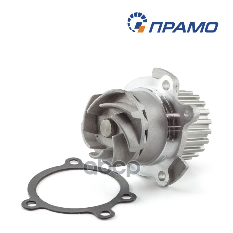 Насос водяной для ВАЗ 2110-2112, Калина, Приора / без шкива, корпус и крыльчатка алюминий ПРАМО