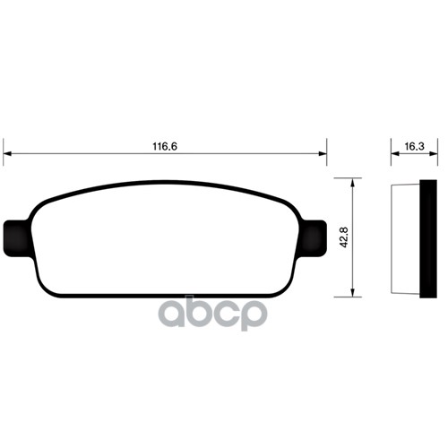 Колодки тормозные передние 30 () до 2012