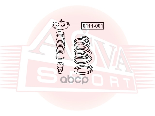ОПОРА ЗАДНЕГО АМОРТИЗАТОРА
