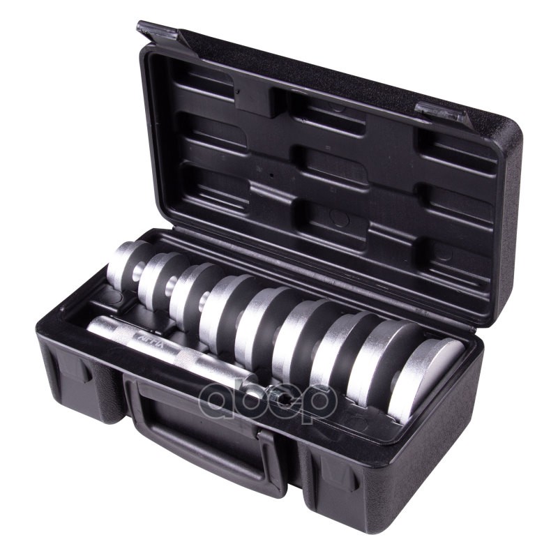 Набор оправок алюминиевых для подшипников, 39,5-81 мм, кейс, 10 предметов AFFIX AF10020011C