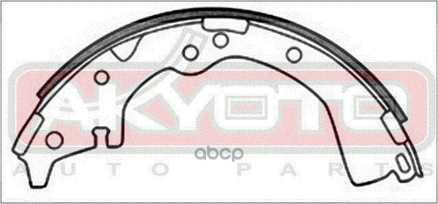 КОЛОДКИ ТОРМОЗНЫЕ БАРАБАННЫЕ ЗАДНИЕ