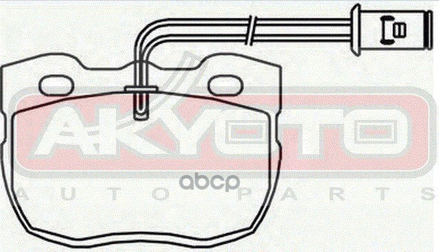 Колодки тормозные дисковые передние с датчиком LAND ROVER Discovery I,II 89-98
