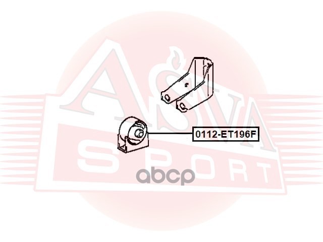 ПОДУШКА ДВИГАТЕЛЯ ПЕРЕДНЯЯ 4AFE/5EFE/7AFE