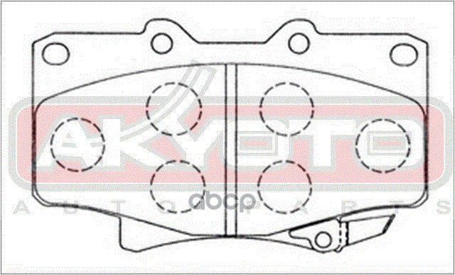 КОЛОДКИ ТОРМОЗНЫЕ ДИСКОВЫЕ ПЕРЕДНИЕ