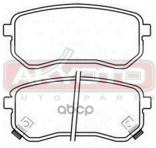 КОЛОДКИ ТОРМОЗНЫЕ ДИСКОВЫЕ ЗАДНИЕ