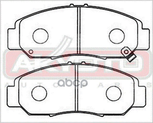 Колодки тормозные дисковые передние HONDA Accord CL7/CL8/CL9 2003-