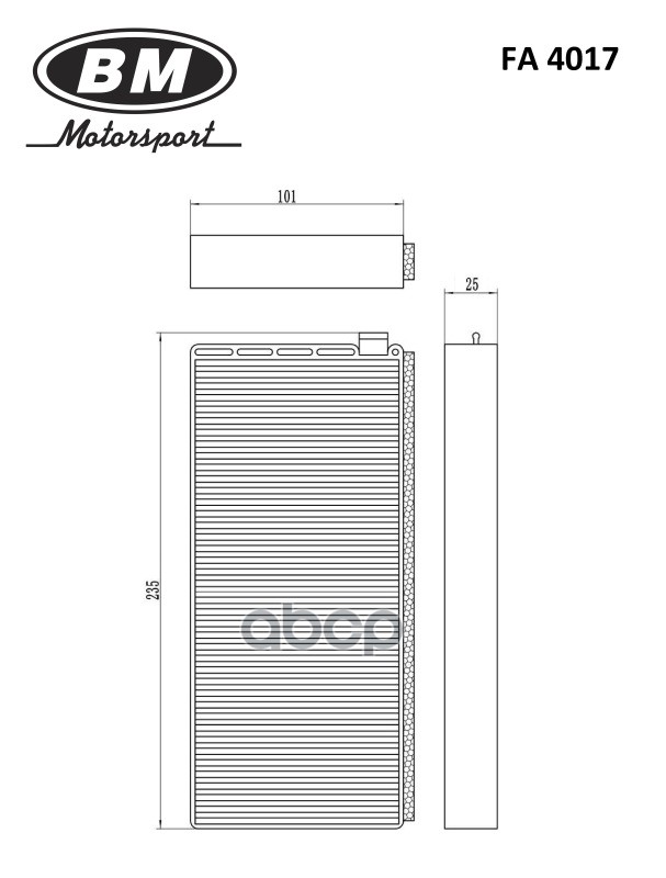 Фильтр салонный KIA MOTORS: Spectra FA4017