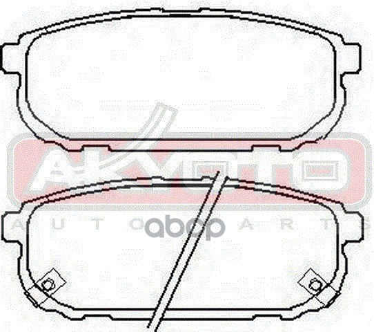 Колодки тормозные дисковые задние KIA SORENTO (2006-)  ИЖМАШ