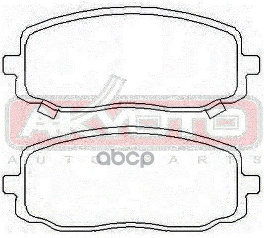 Колодки тормозные дисковые передние