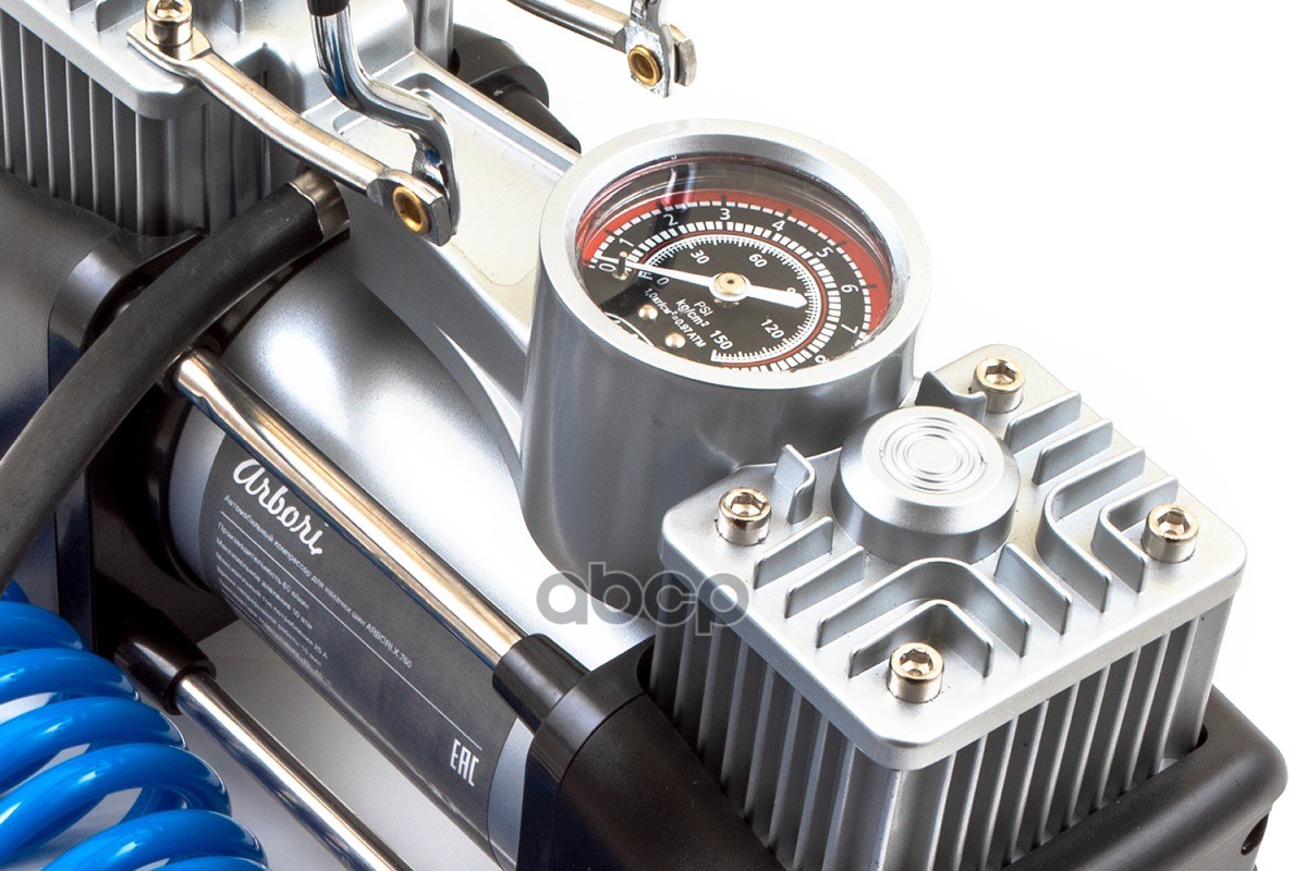 Автомобильный компрессор для накачки шин, производительность 60л/мин