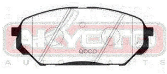 Колодки тормозные дисковые передние HYUNDAI IX55 2008-