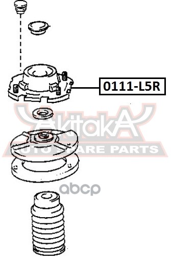 ОПОРА ЗАДНЕГО АМОРТИЗАТОРА
