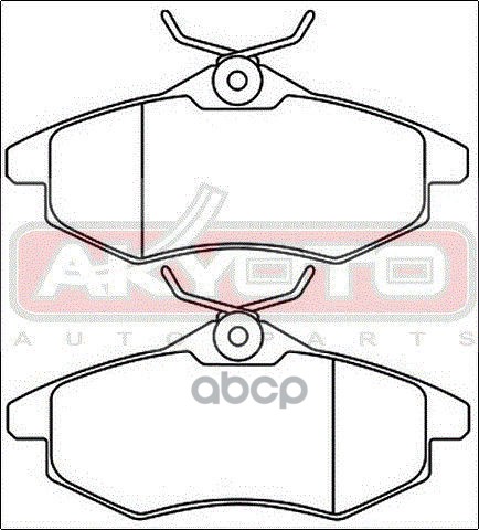 Колодки тормозные дисковые передние CITROEN CITROEN C3 2002->