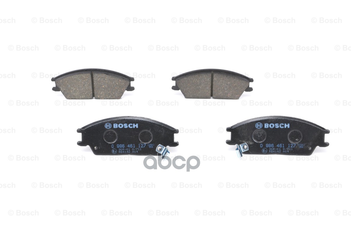 0 986 461 127 224 02 !Колодки Дисковые П Hyundai Pony/Accent/Getz 89>, Subaru Justy 1.2 <95 Bosch арт. 0986461127