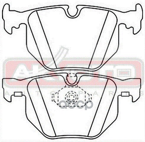 Колодки тормозные дисковые задние BMW BMW 7 E65/E66 2000-2005
