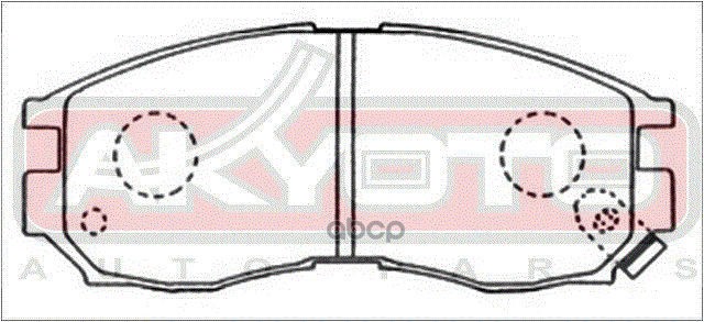 Колодки тормозные дисковые передние
