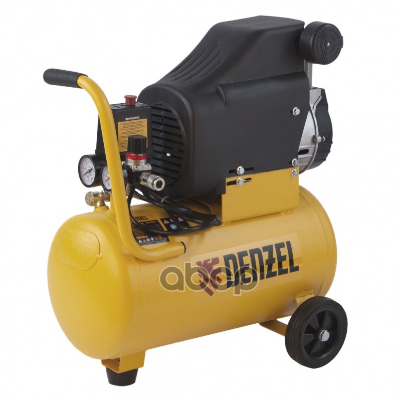 Компрессор воздушный DLC1300/24 безмасляный 1,3 кВт, 24 литра, 206 л/мин