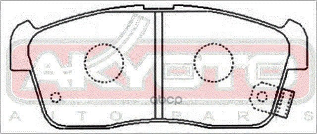 КОЛОДКИ ТОРМОЗНЫЕ ПЕРЕДНИЕ ДИСКОВЫЕ