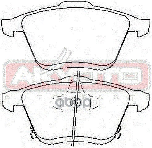 КОЛОДКИ ТОРМОЗНЫЕ ДИСКОВЫЕ ПЕРЕДНИЕ