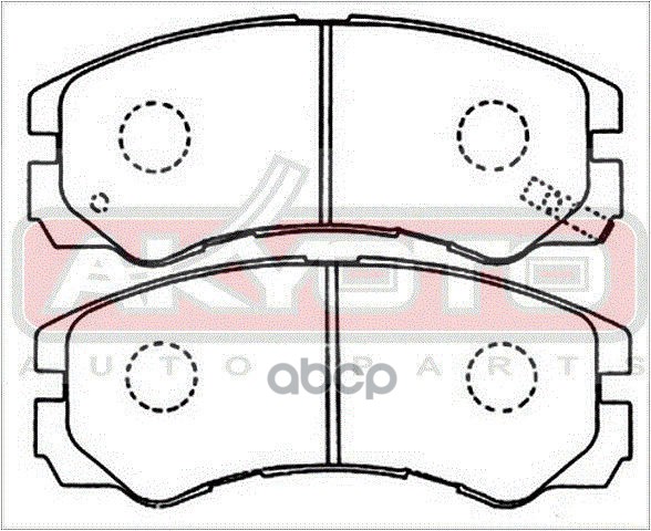 КОЛОДКИ ТОРМОЗНЫЕ ДИСКОВЫЕ ПЕРЕДНИЕ