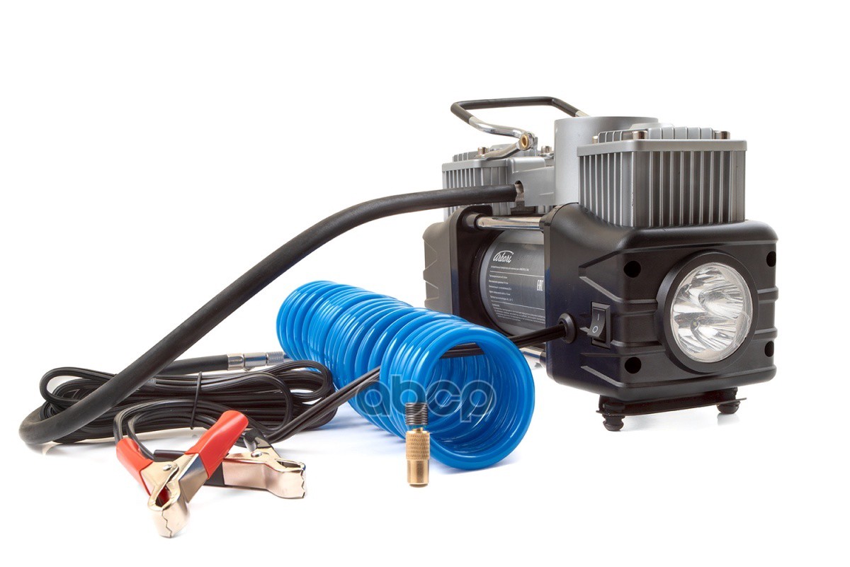 Автомобильный компрессор для накачки шин, производительность 60л/мин