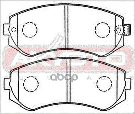 Колодки тормозные дисковые передние NISSAN ALMERA N15,/ PATROL GR Y61